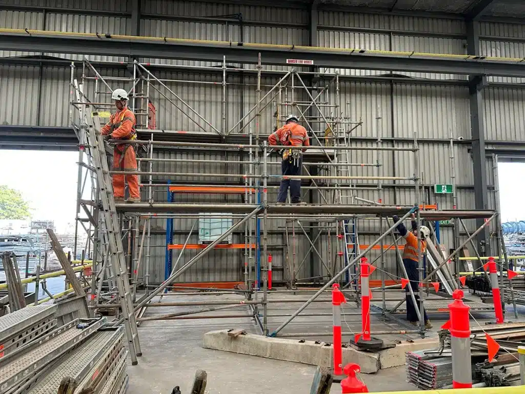 mining scaffolding services cq